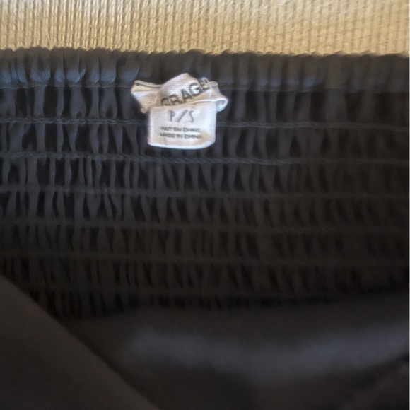 Garage Black Satin Tank Top - Picture 4 of 4